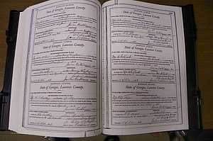 Laurens Co, GA, Marriages Book L, 1892 - 1906, P 238-239.JPG