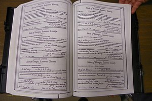 Laurens Co, GA, Marriages Book L, 1892 - 1906, P 248-249.JPG