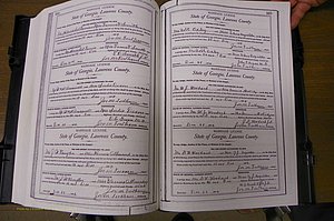 Laurens Co, GA, Marriages Book L, 1892 - 1906, P 264-265.JPG