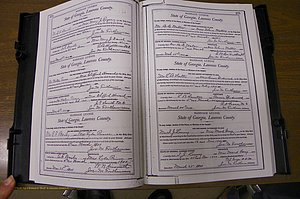 Laurens Co, GA, Marriages Book L, 1892 - 1906, P 274-275.JPG