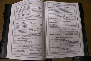 Laurens Co, GA, Marriages Book L, 1892 - 1906, P 288-289.JPG