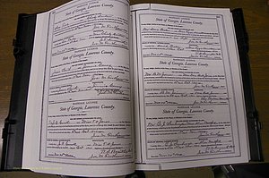 Laurens Co, GA, Marriages Book L, 1892 - 1906, P 300-301.JPG