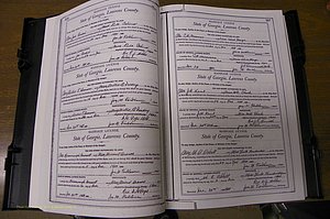 Laurens Co, GA, Marriages Book L, 1892 - 1906, P 306-307.JPG
