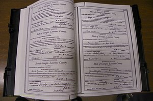 Laurens Co, GA, Marriages Book L, 1892 - 1906, P 352-353.JPG