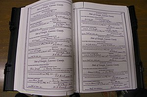 Laurens Co, GA, Marriages Book L, 1892 - 1906, P 376-377.JPG