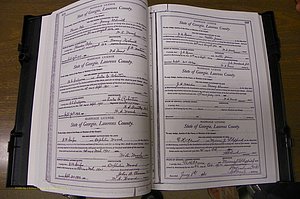 Laurens Co, GA, Marriages Book L, 1892 - 1906, P 398-399.JPG