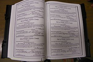 Laurens Co, GA, Marriages Book L, 1892 - 1906, P 438-439.JPG
