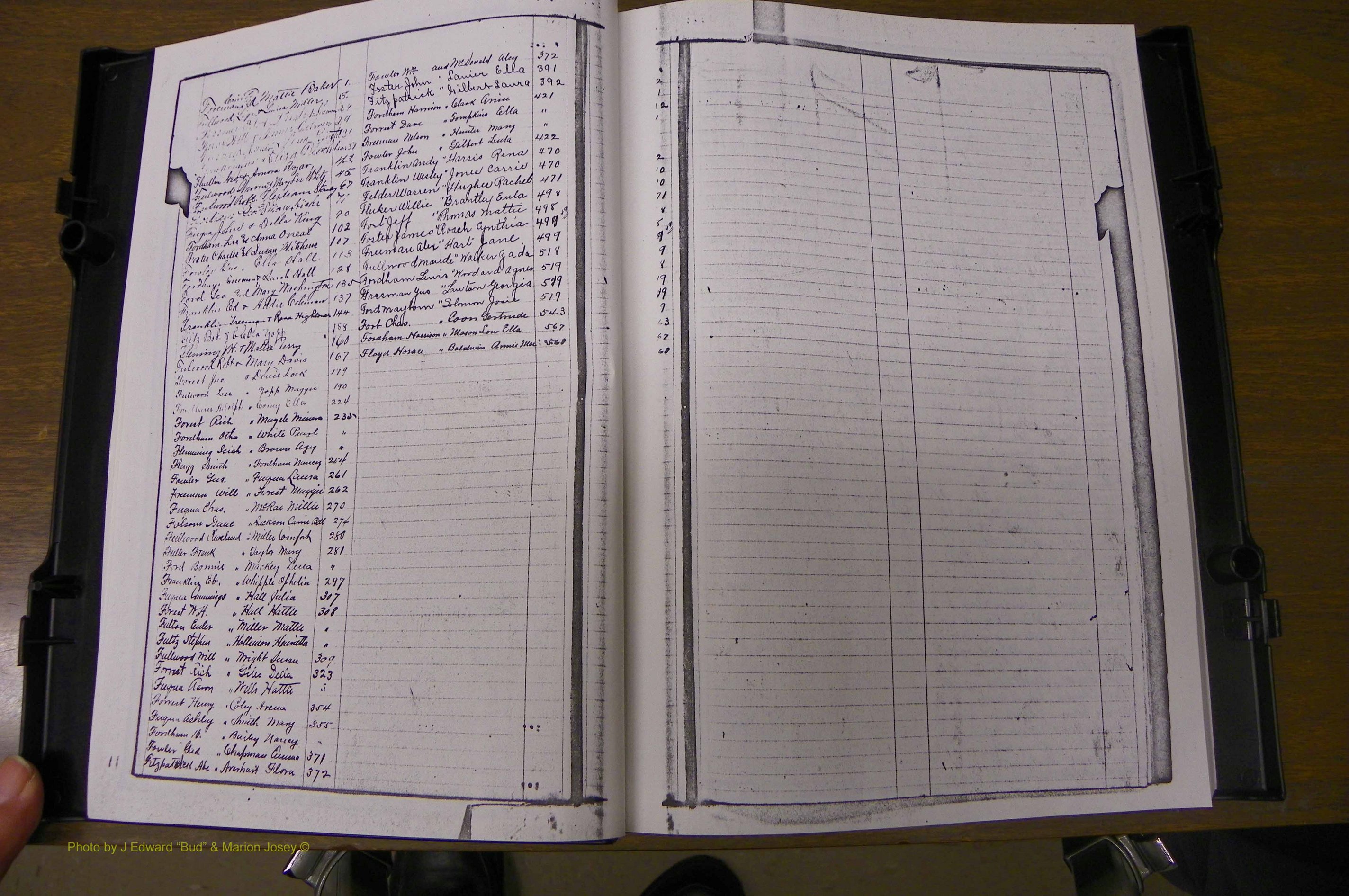 Laurens Co, GA, Marriages Book M, 1905 - 1915, Colored, Index F.JPG