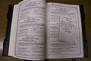 Laurens Co, GA, Marriages Book P, 1915 - 1924, White, P 050-051.JPG