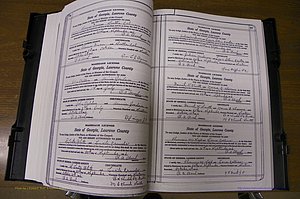 Laurens Co, GA, Marriages Book P, 1915 - 1924, White, P 076-077.JPG