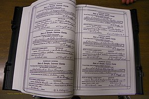 Laurens Co, GA, Marriages Book P, 1915 - 1924, White, P 082-083.JPG