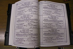 Laurens Co, GA, Marriages Book P, 1915 - 1924, White, P 104-105.JPG