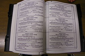 Laurens Co, GA, Marriages Book P, 1915 - 1924, White, P 124-125.JPG