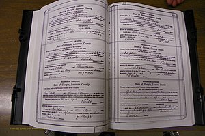 Laurens Co, GA, Marriages Book P, 1915 - 1924, White, P 126-127.JPG