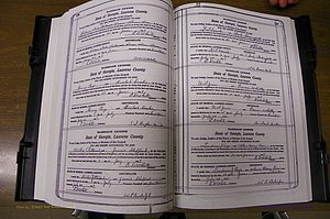 Laurens Co, GA, Marriages Book P, 1915 - 1924, White, P 136-137.JPG