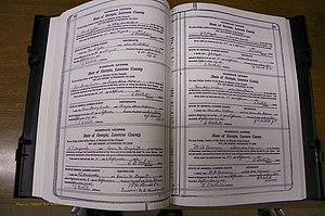 Laurens Co, GA, Marriages Book P, 1915 - 1924, White, P 142-143.JPG