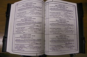 Laurens Co, GA, Marriages Book P, 1915 - 1924, White, P 524-525.JPG