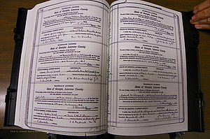 Laurens Co, GA, Marriages Book P, 1915 - 1924, White, P 572-573.JPG