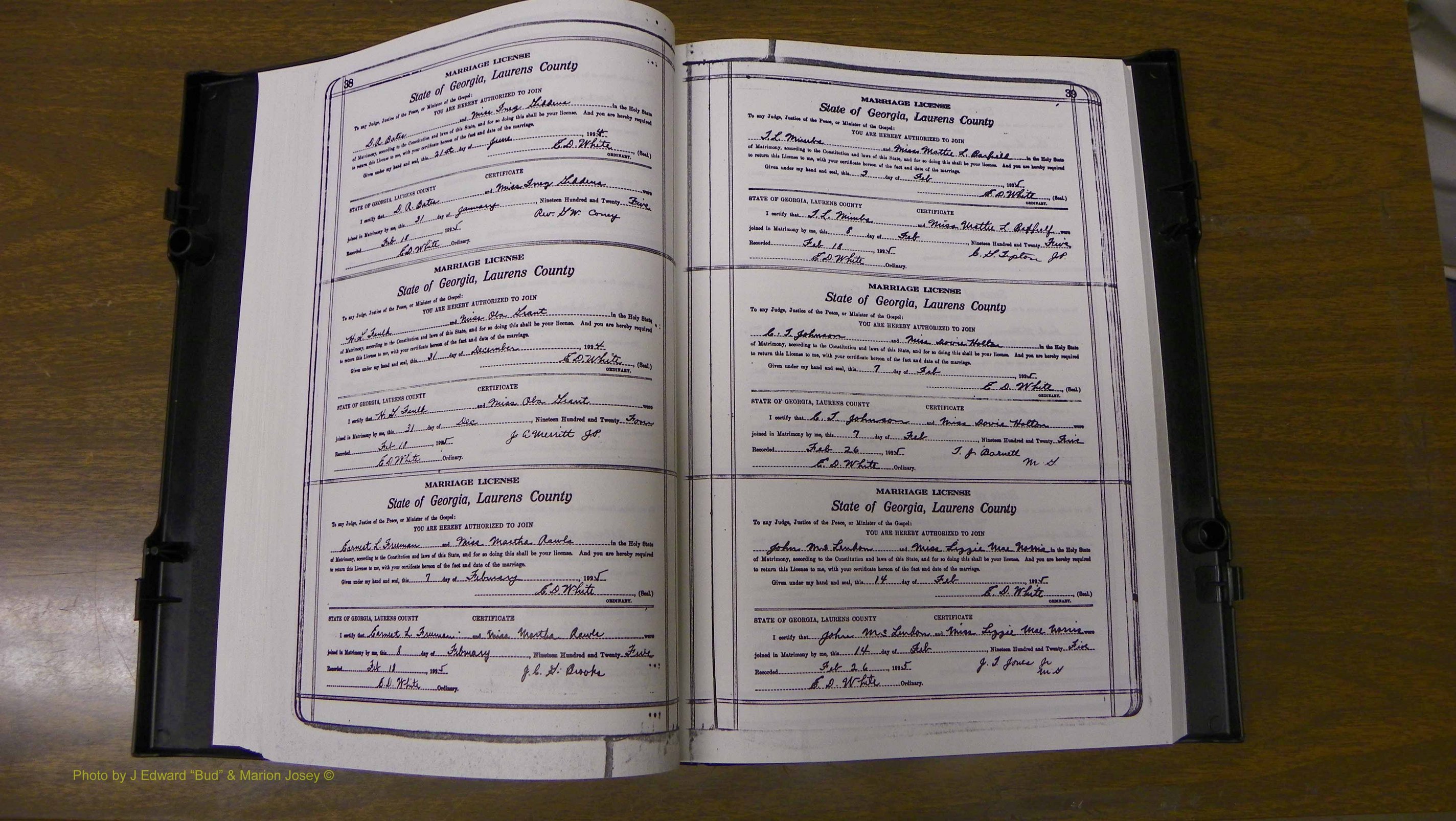 Laurens Co, GA, Marriages Book S, 1924 - 1934, White, P 038-039.JPG