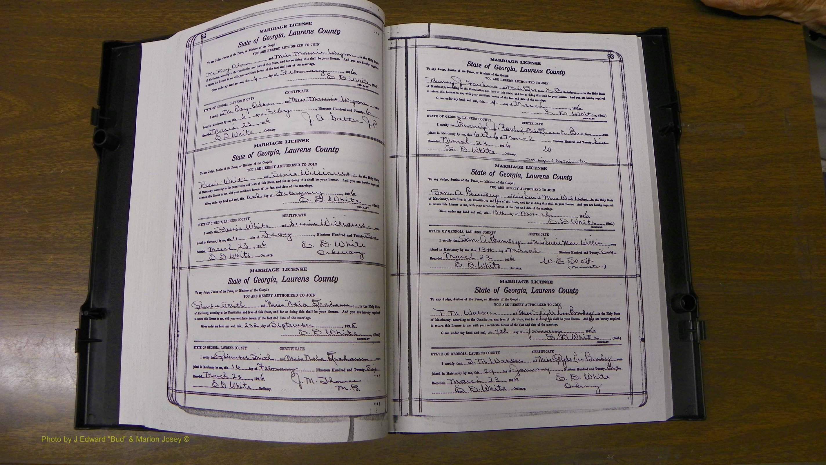 Laurens Co, GA, Marriages Book S, 1924 - 1934, White, P 092-093.JPG