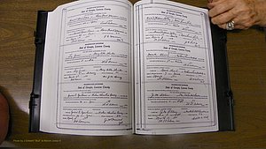 Laurens Co, GA, Marriages Book U, 1934 - 1944, White, P 604-605.JPG