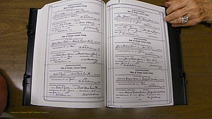 Laurens Co, GA, Marriages Book U, 1934 - 1944, White, P 612-613.JPG