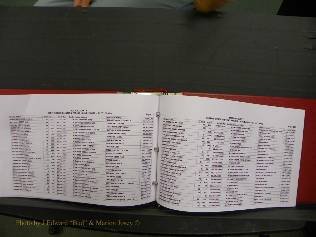 Macon Births, A-Z, 1915-2008 578.JPG