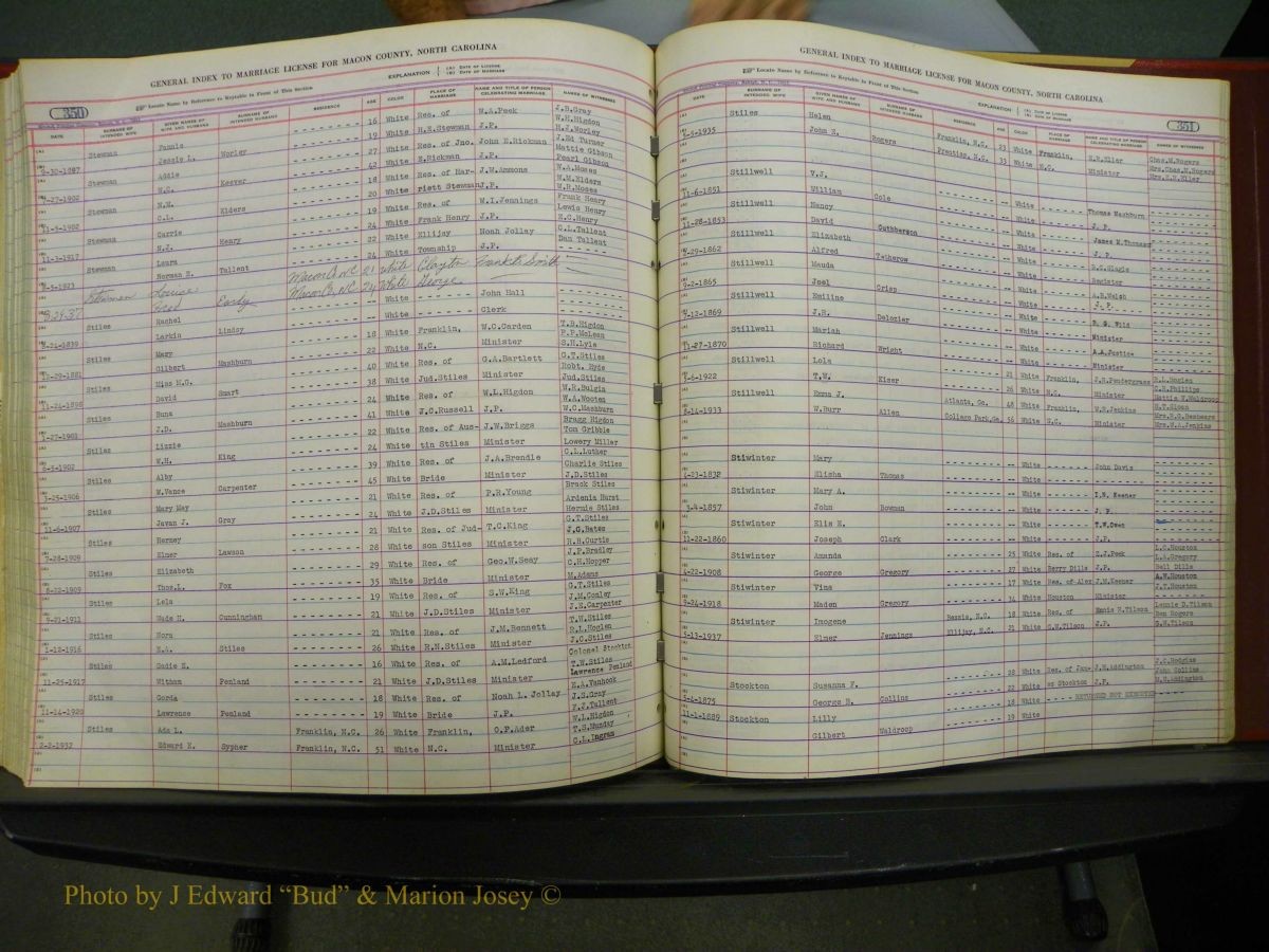 Macon Marriage Index, Male & Female, 1828-1982 430.JPG