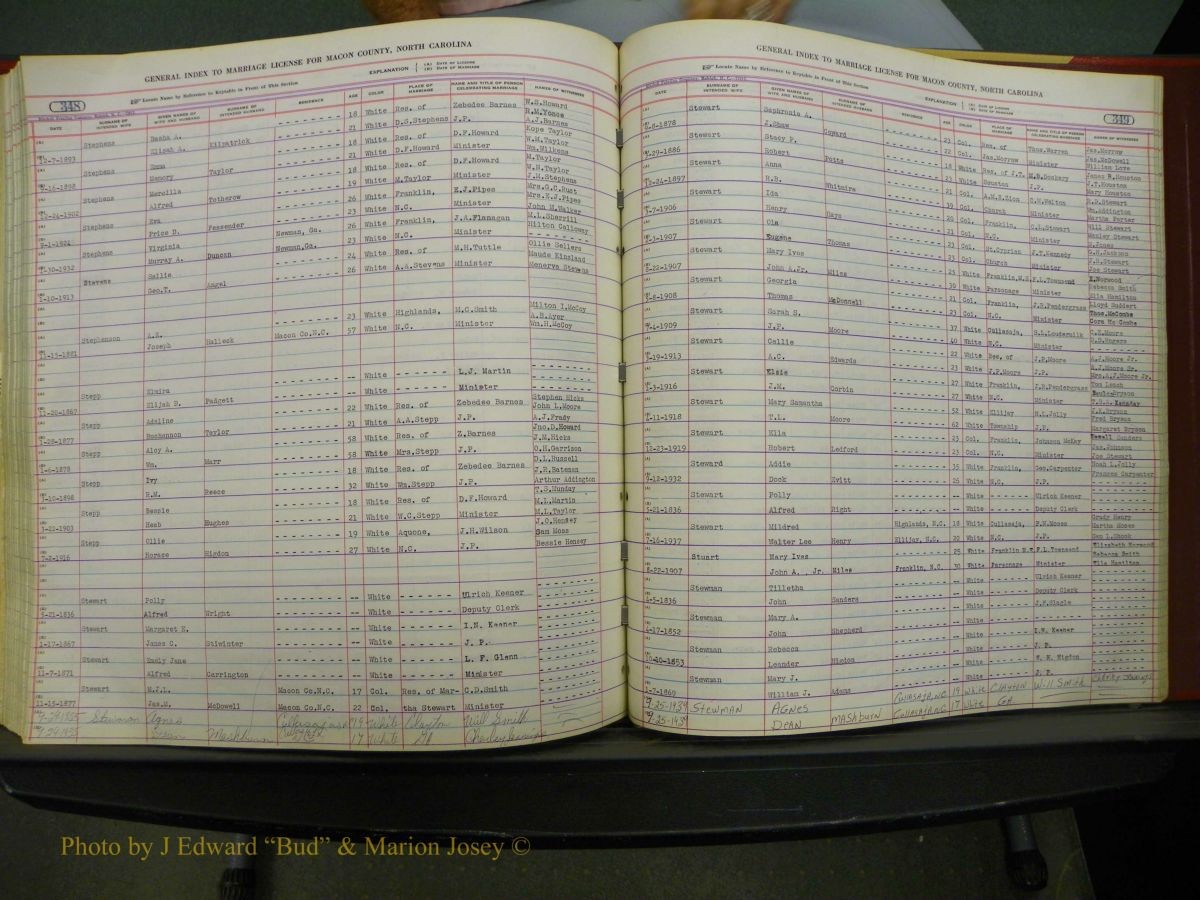 Macon Marriage Index, Male & Female, 1828-1982 431.JPG