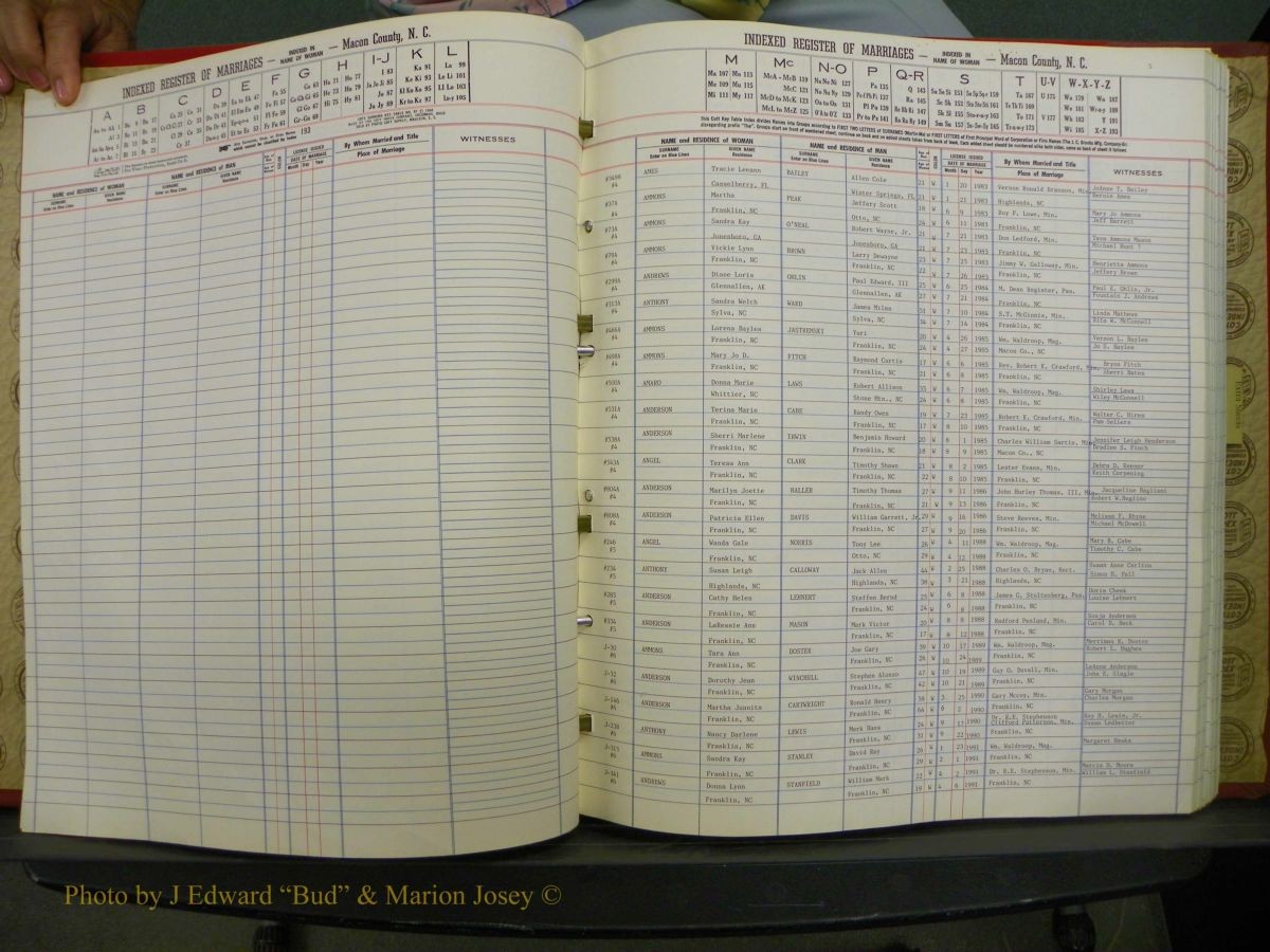 Macon Marriage Index, Male & Female 1943-1998 213.JPG
