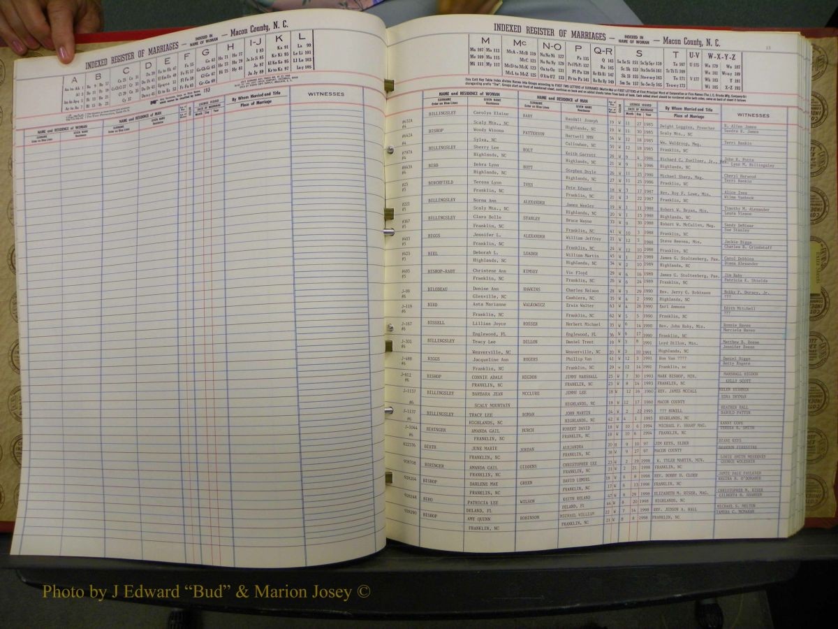 Macon Marriage Index, Male & Female 1943-1998 218.JPG