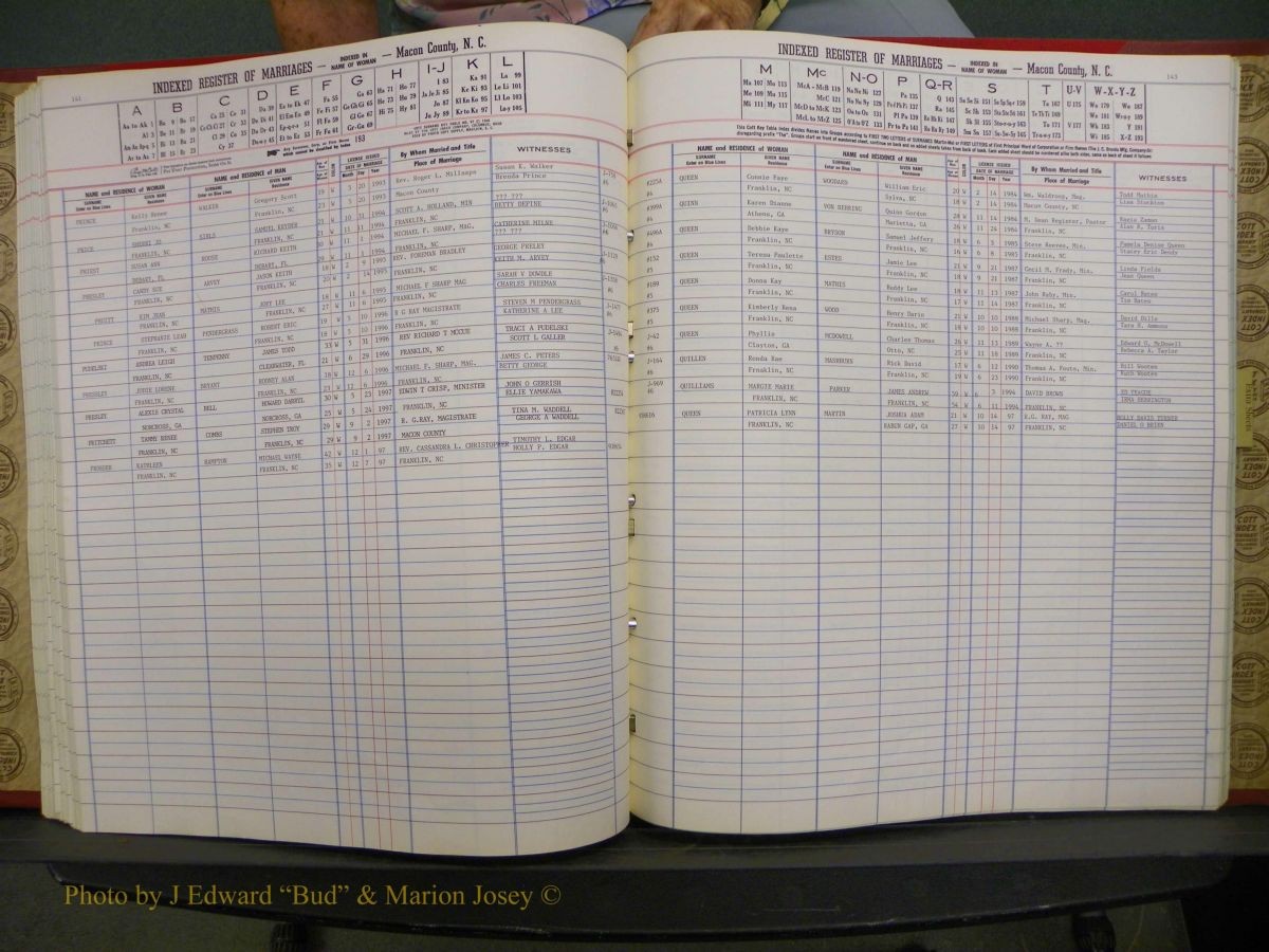Macon Marriage Index, Male & Female 1943-1998 305.JPG