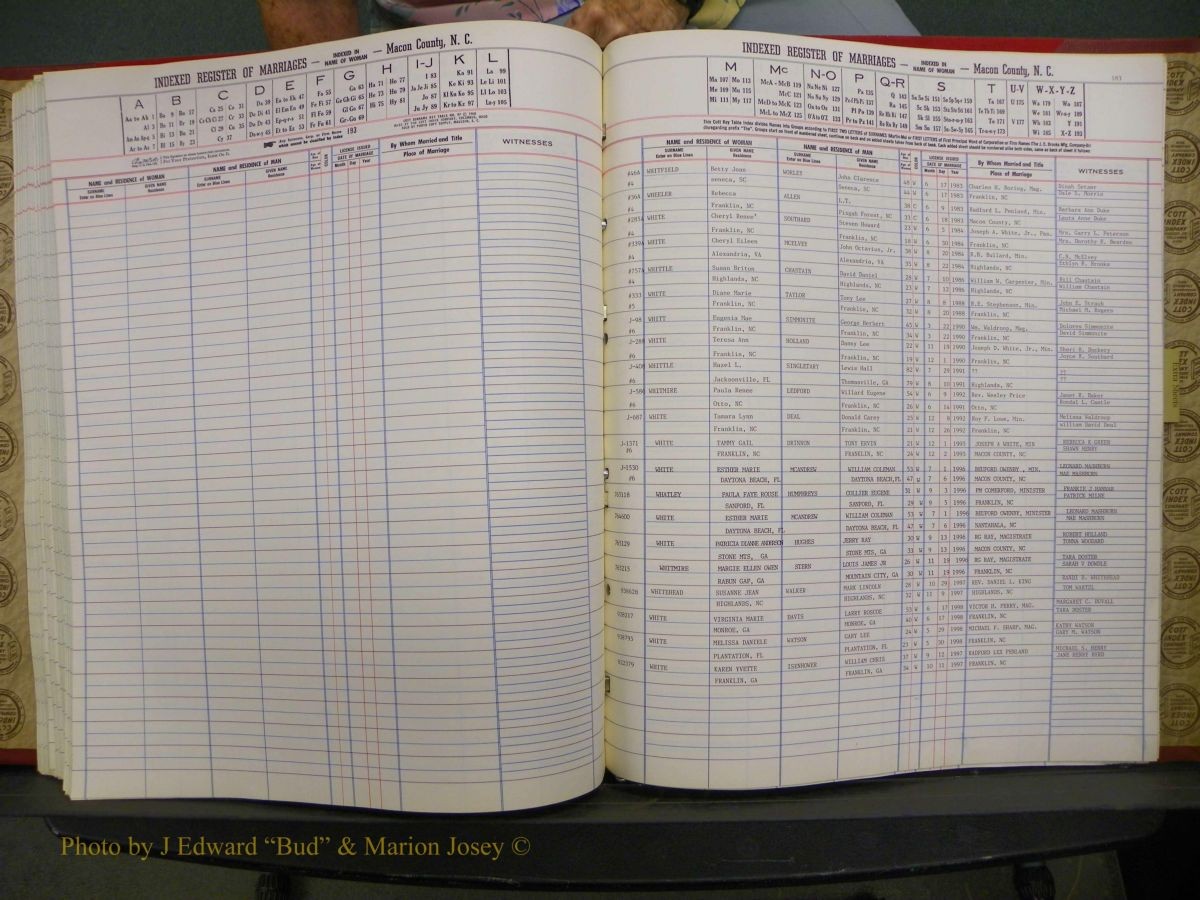 Macon Marriage Index, Male & Female 1943-1998 332.JPG