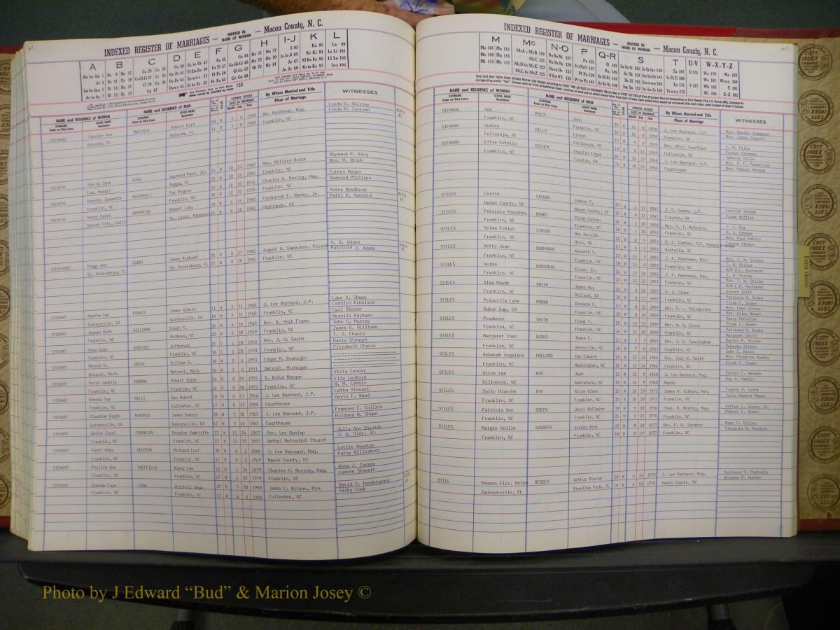 Macon Marriage Index, Male & Female 1943-1998 039.JPG
