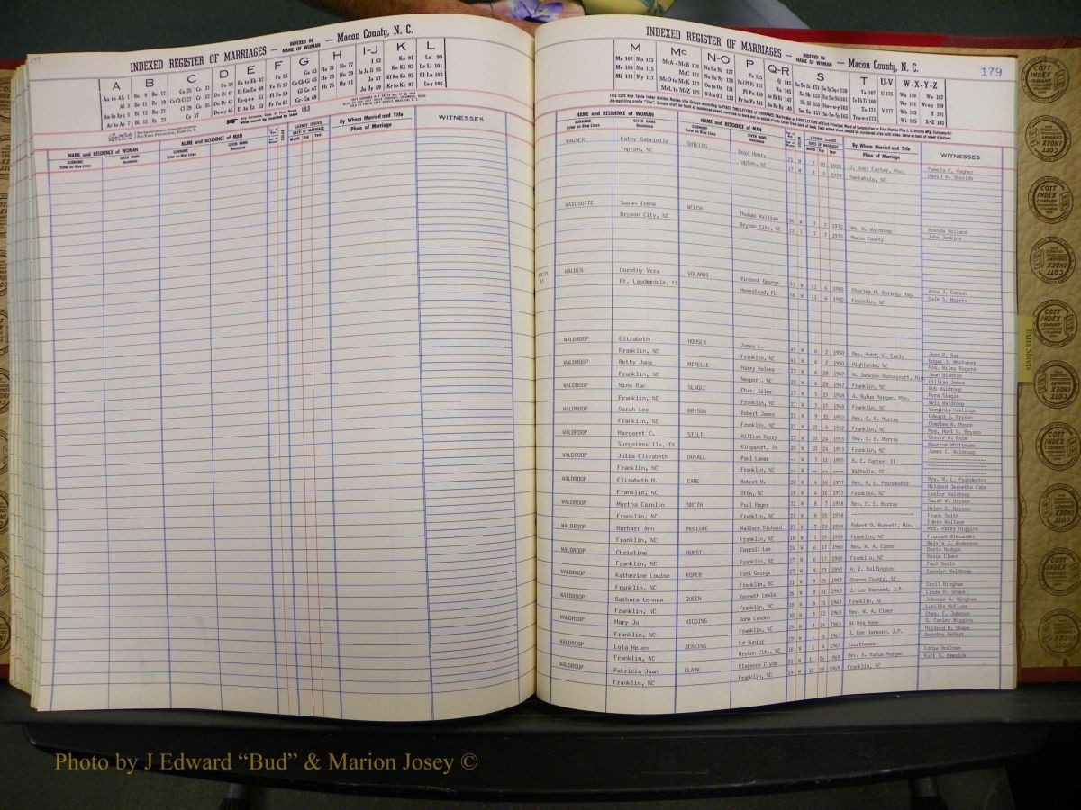 Macon Marriage Index, Male & Female 1943-1998 054.JPG