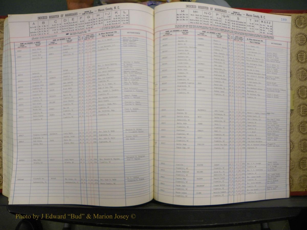 Macon Marriage Index, Male & Female 1943-1998 067.JPG