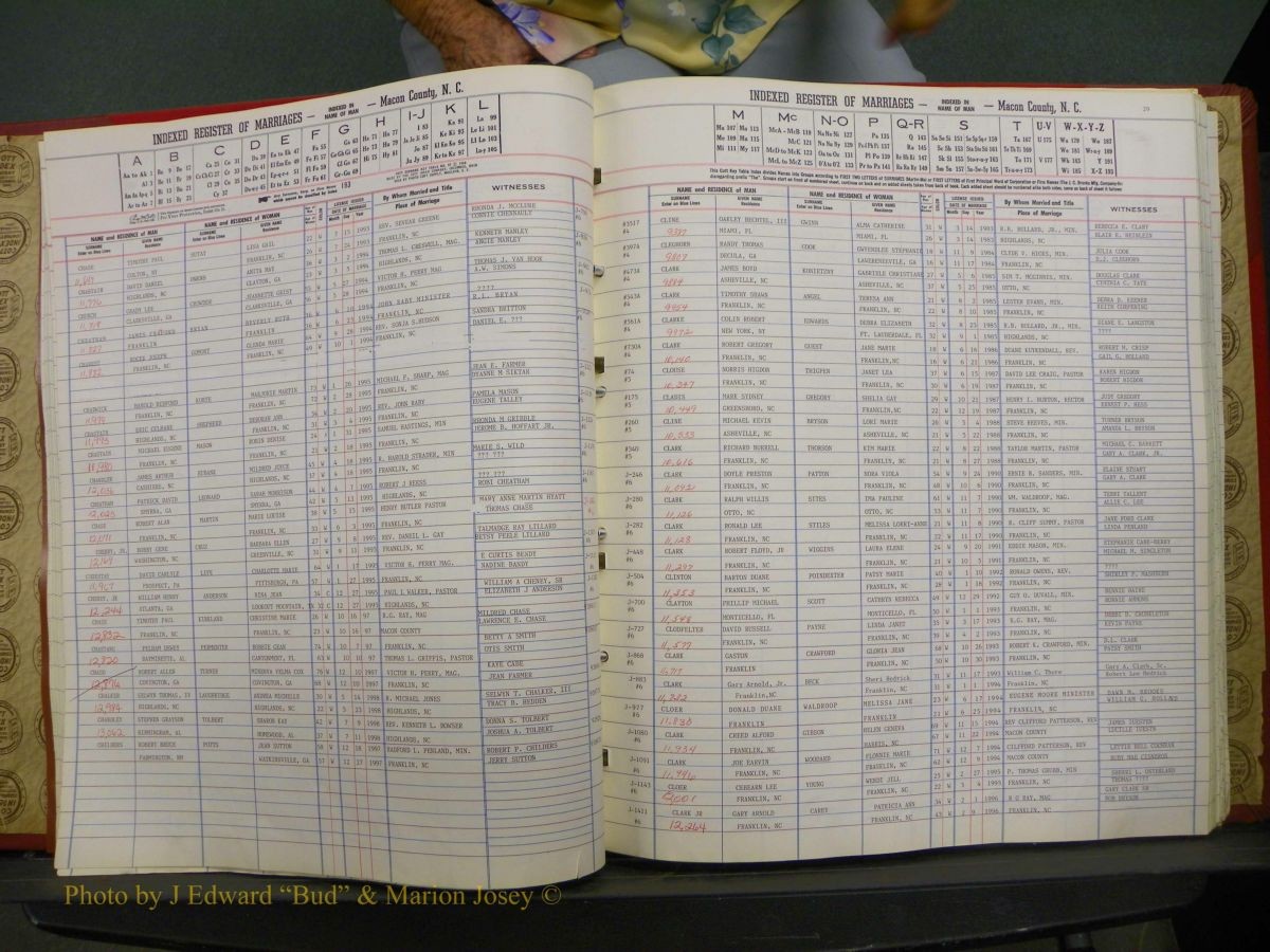 Macon Marriage Index, Male & Female 1943-1998 097.JPG