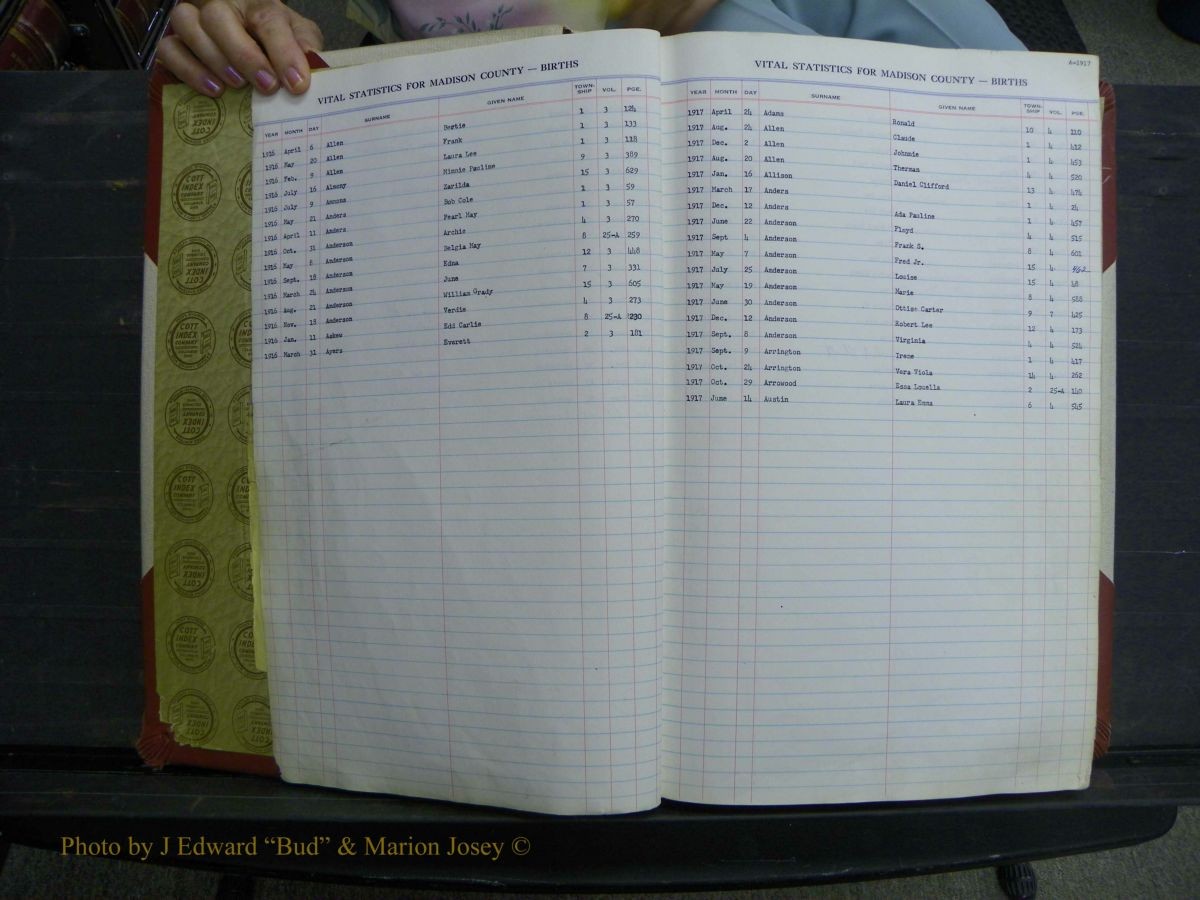 Madison Births, Delayed  + Book 1, A-K 201.JPG