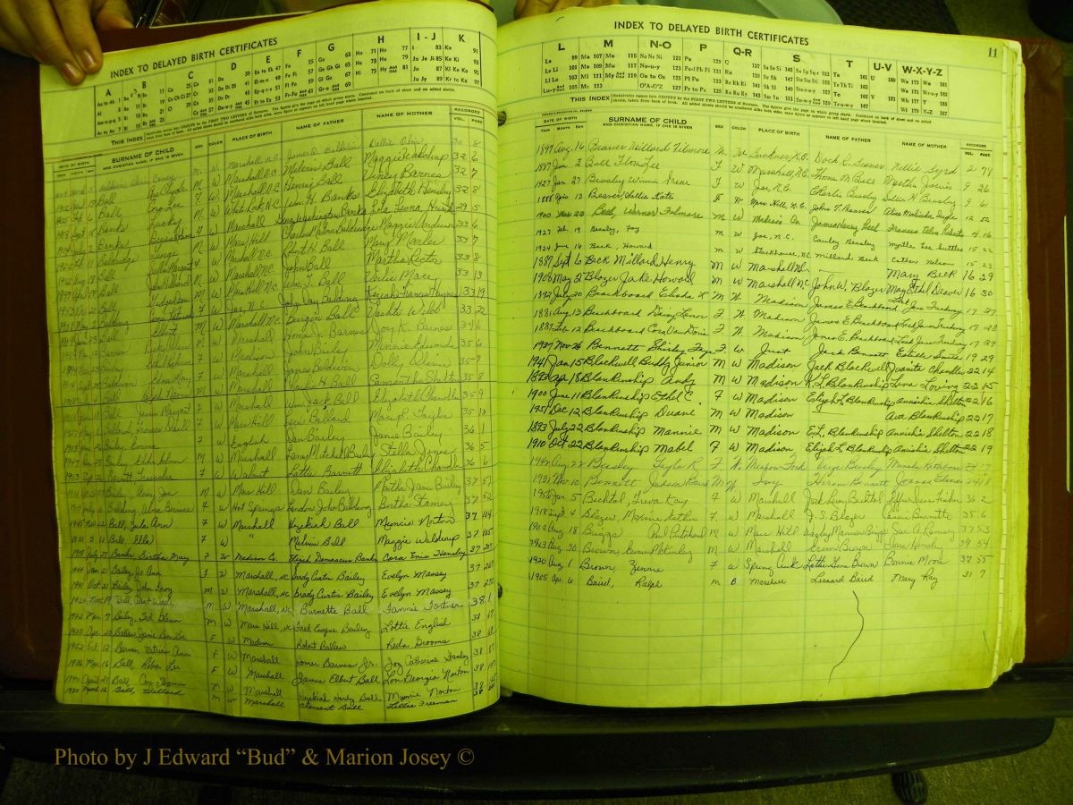 Madison Births, Delayed  + Book 1, A-K 014.JPG