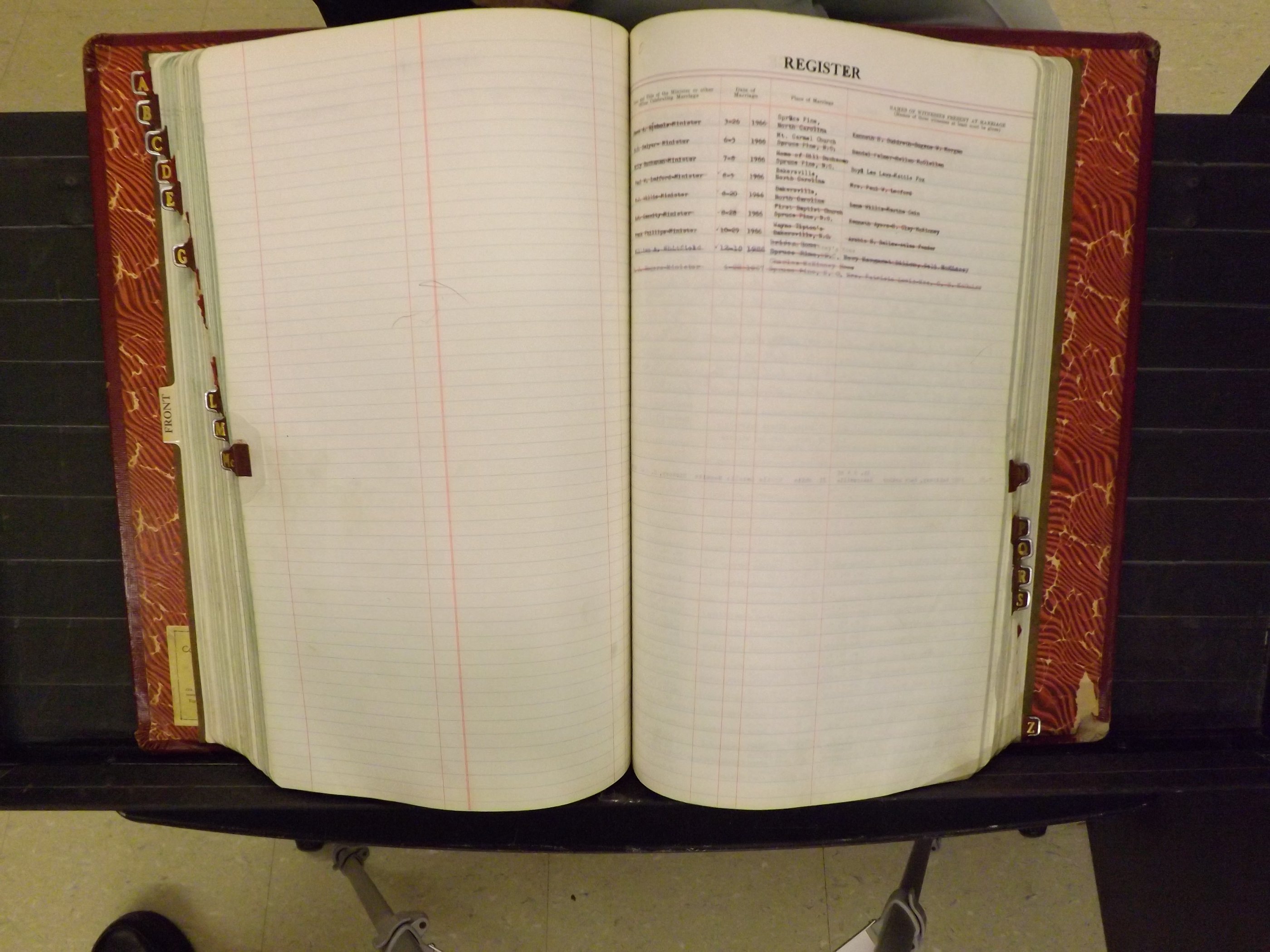 Mitchell Co, NC, Marriage Book 8, 1960-1979 (155).JPG