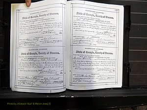 Monroe Co, GA, Marriages, Book E2, 1884-1887 pg 334-335.JPG
