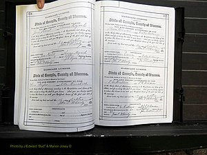 Monroe Co, GA, Marriages, Book E2, 1884-1887 pg 354-355.JPG