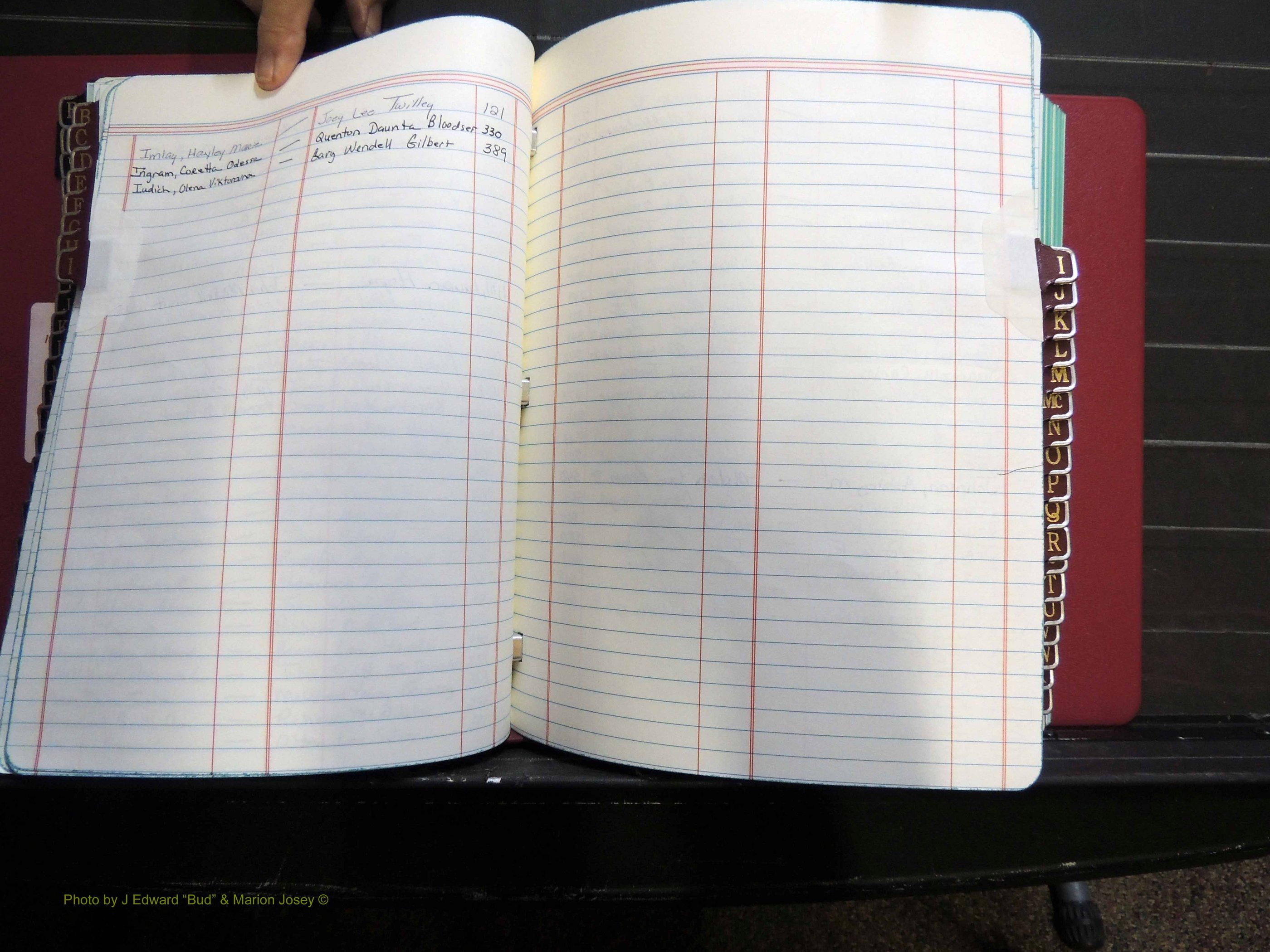Monroe Co, GA, Marriages, Book, O, 2007-2012 Female Index I.JPG