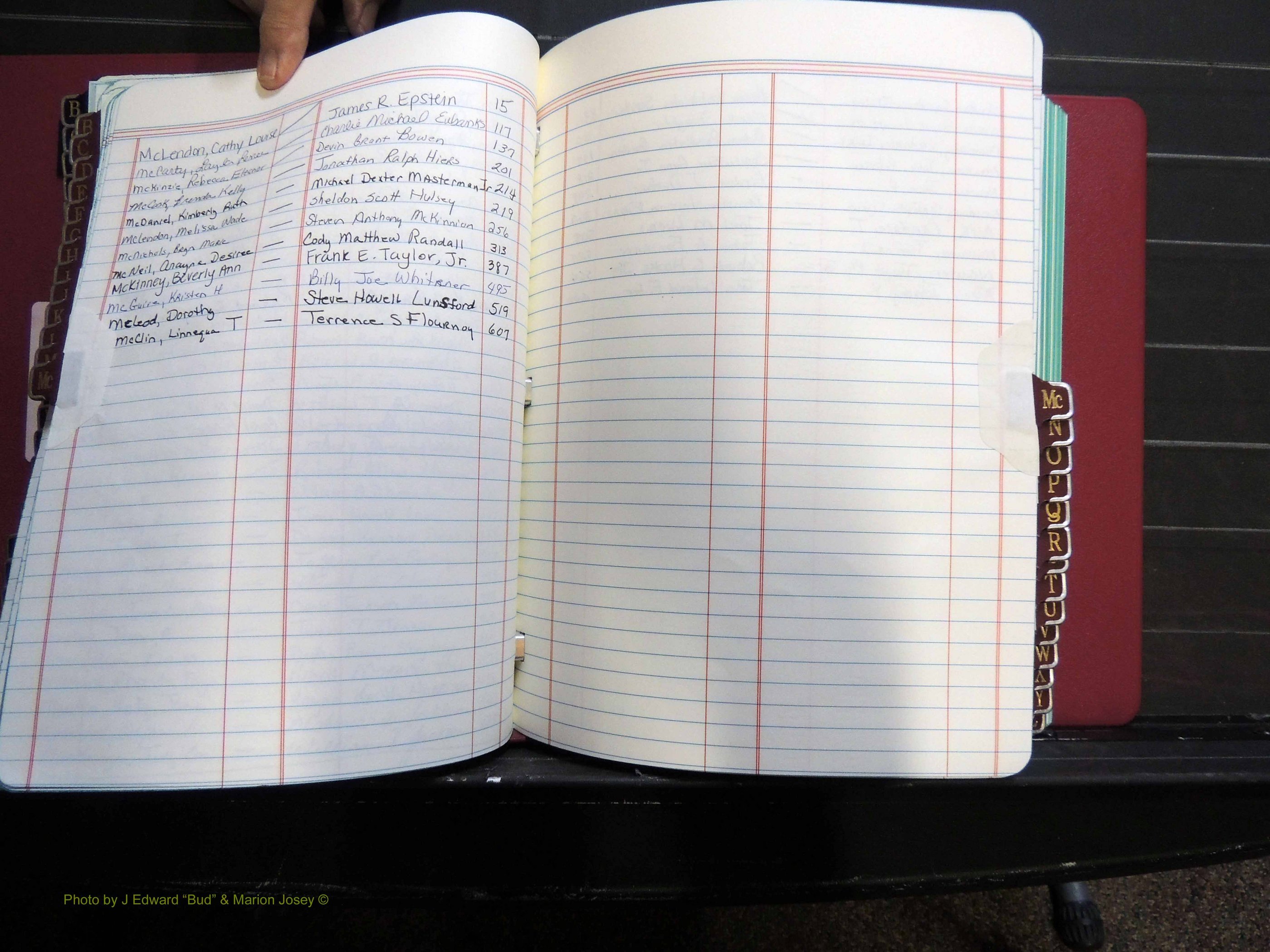 Monroe Co, GA, Marriages, Book, O, 2007-2012 Female Index Mc.JPG