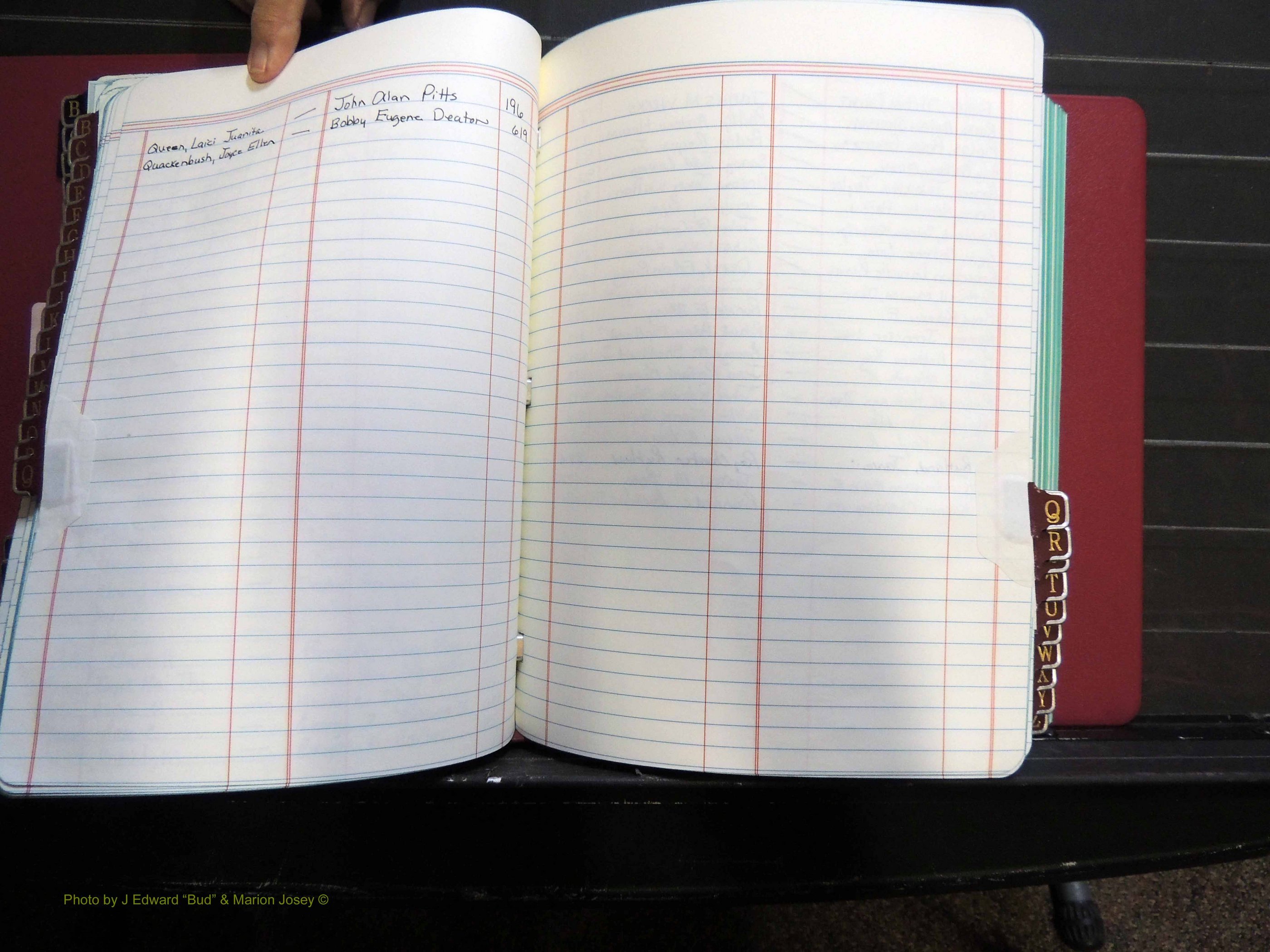 Monroe Co, GA, Marriages, Book, O, 2007-2012 Female Index Q.JPG