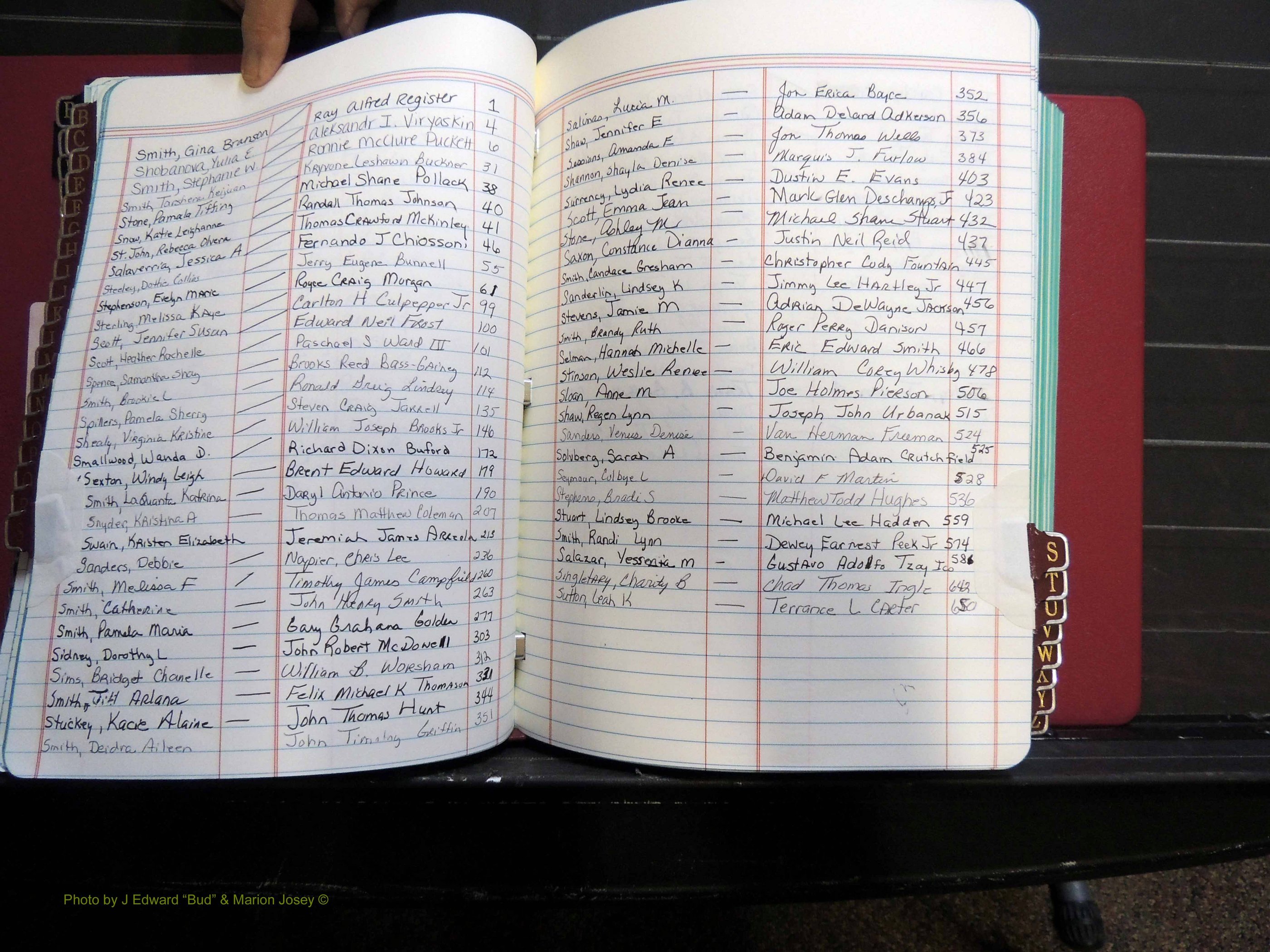 Monroe Co, GA, Marriages, Book, O, 2007-2012 Female Index S.JPG