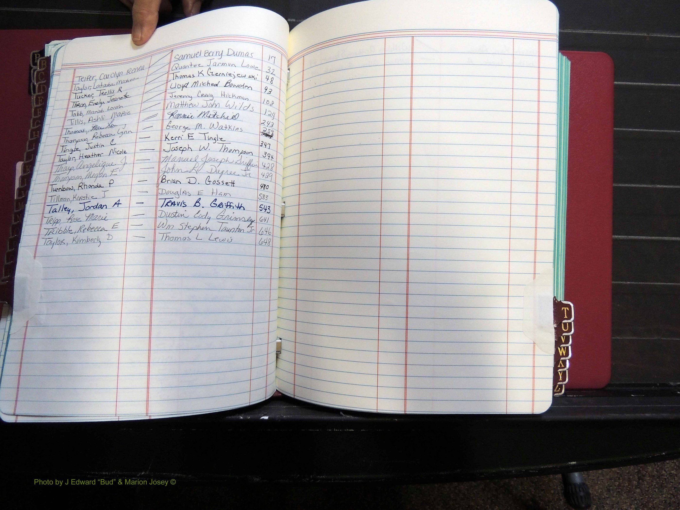 Monroe Co, GA, Marriages, Book, O, 2007-2012 Female Index T.JPG