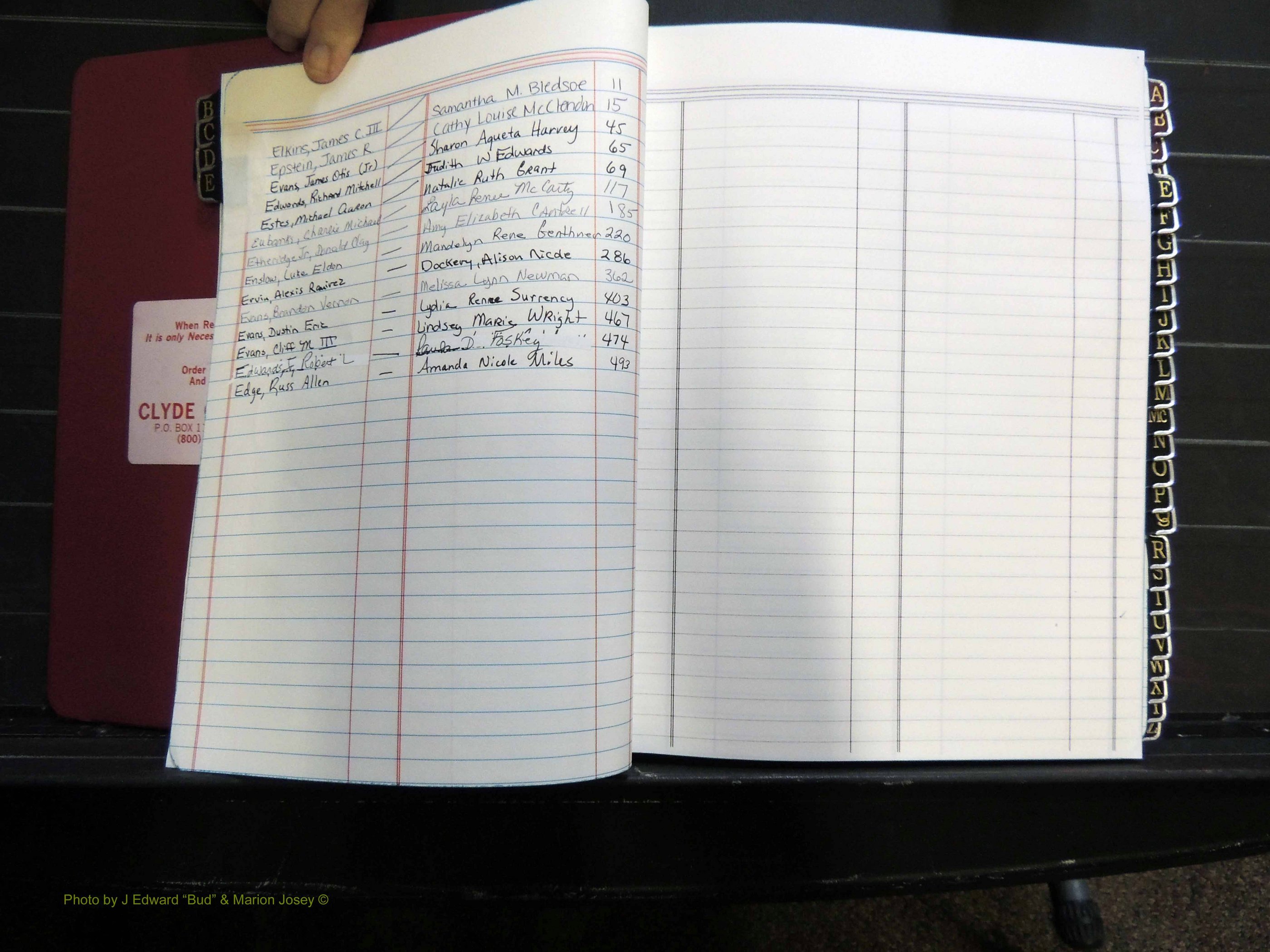 Monroe Co, GA, Marriages, Book, O, 2007-2012 Index E.JPG