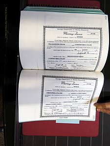 Monroe Co, GA, Marriages, Book, O, 2007-2012 pg 604-605.JPG