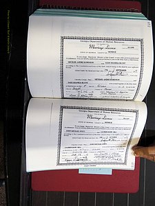 Monroe Co, GA, Marriages, Book, O, 2007-2012 pg 612-613.JPG